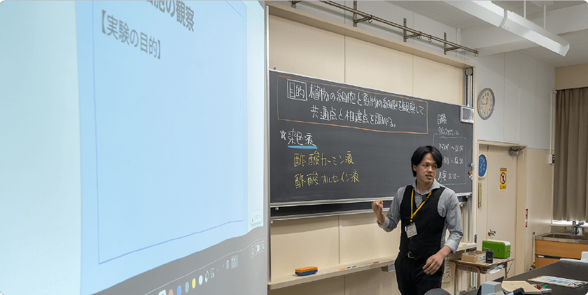 ClassPad.netを活用した授業風景