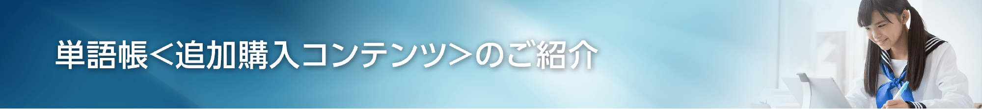 単語帳　追加購入コンテンツ
