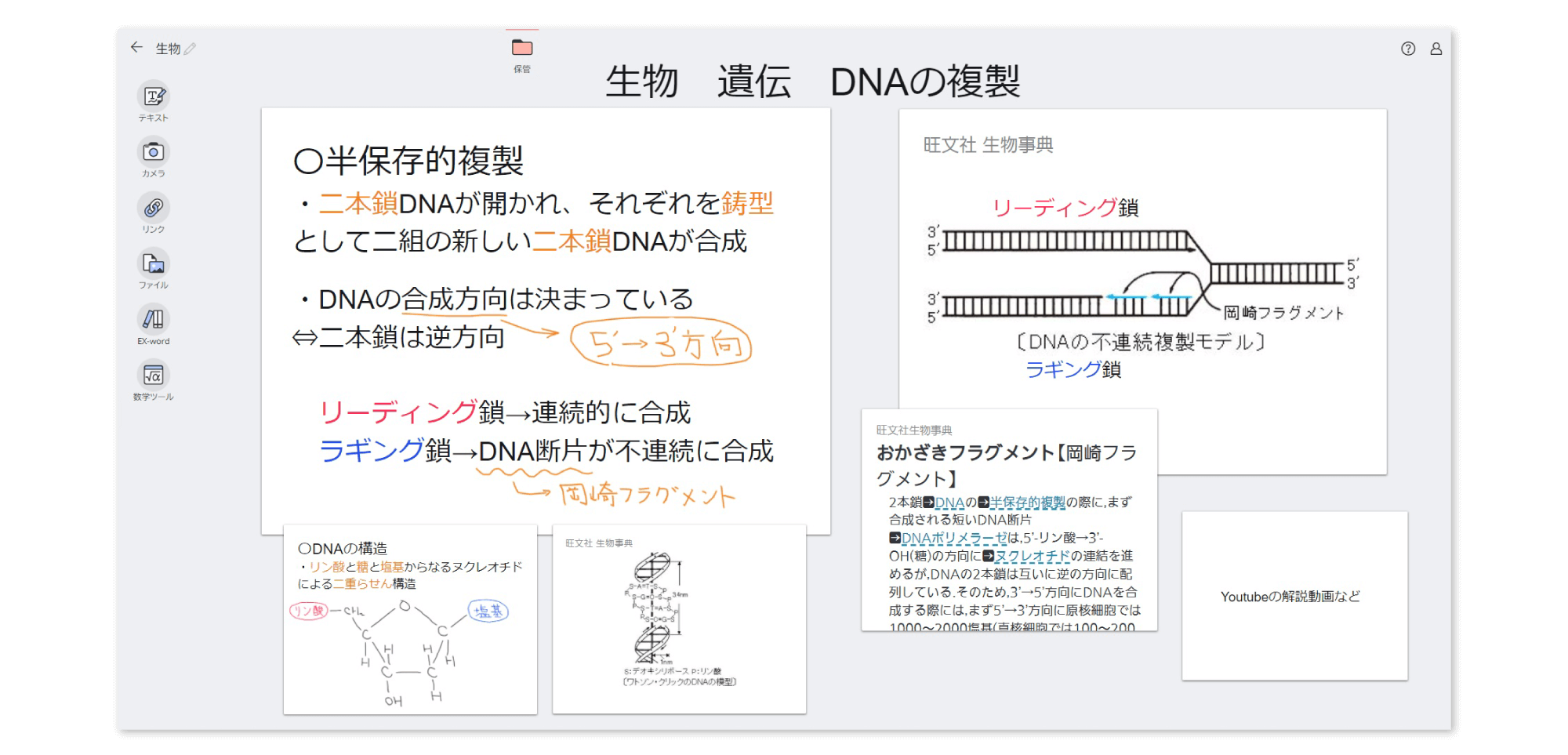 デジタルノート機能の活用法イメージ