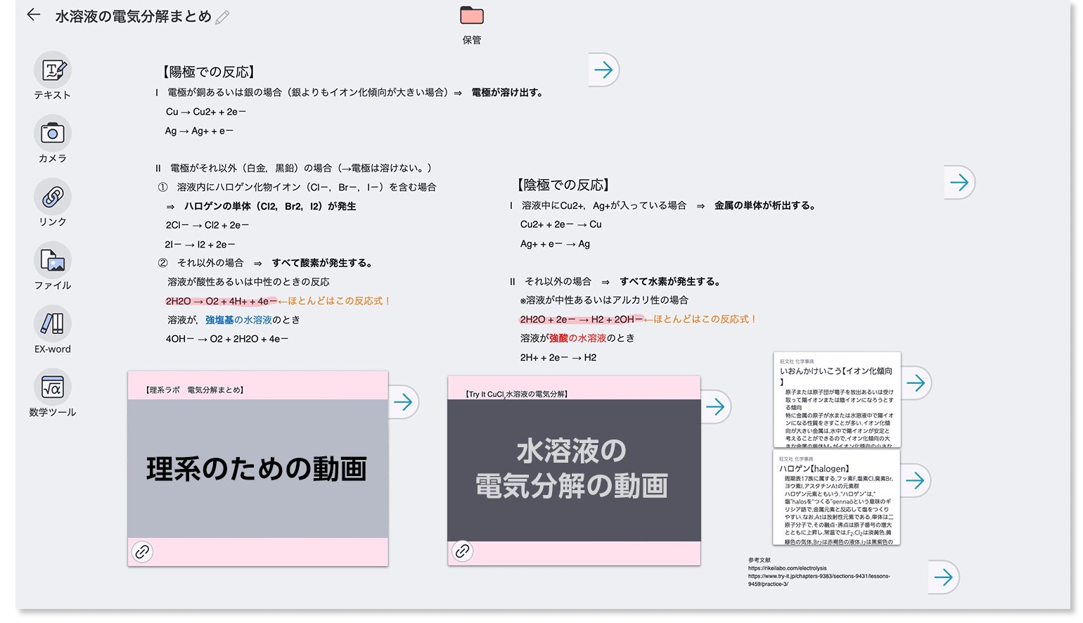 デジタルノート機能の活用法イメージ