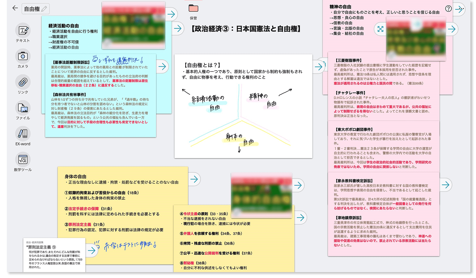 デジタルノート機能の活用法イメージ