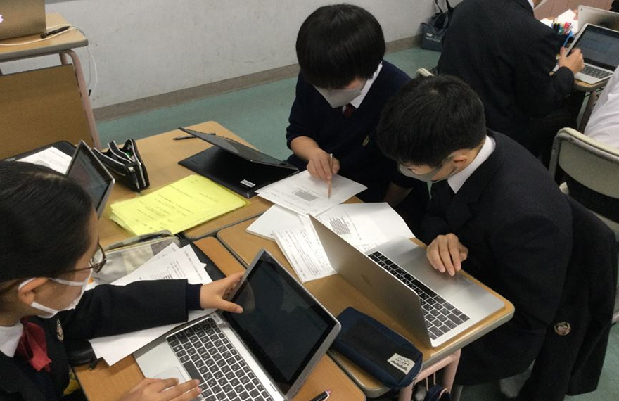 芝浦工業大学柏中学高等学校 ClassPad.netを使った授業