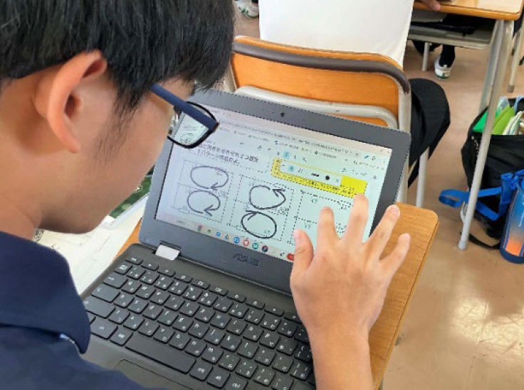 ClassPad.netを活用した山内一希先生の授業風景