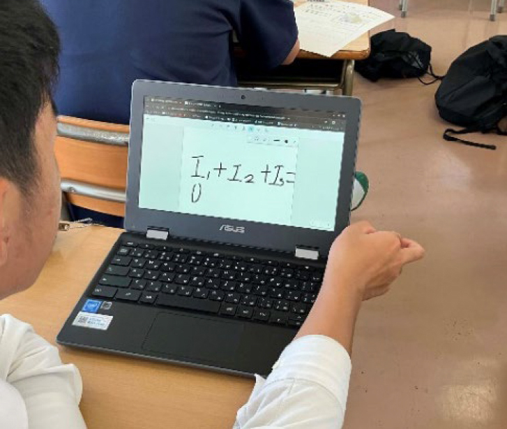 ClassPad.netを活用した山内一希先生の授業風景