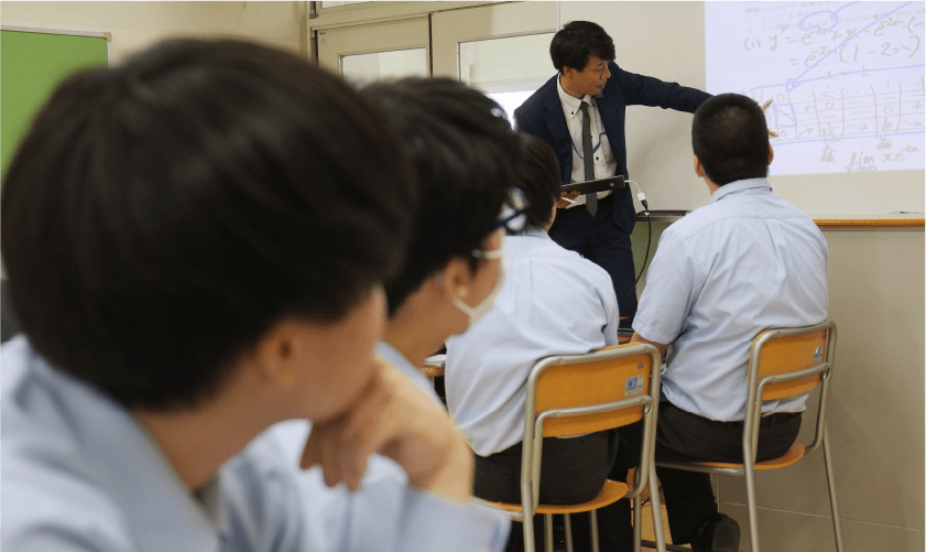 ClassPad.netを活用した授業風景