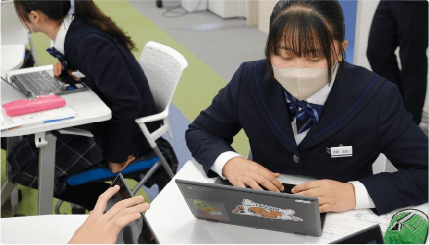 ClassPad.netを活用した鈴木庸介先生の授業風景