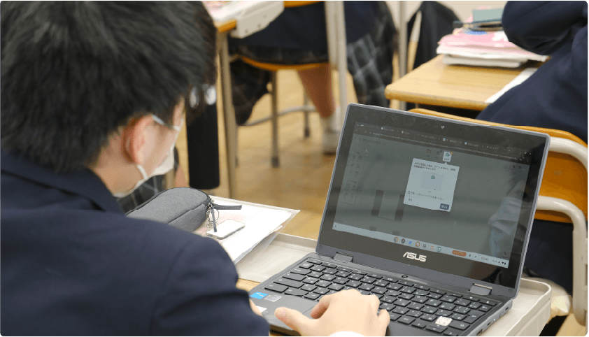 ClassPad.netを活用した山田邦彦先生の授業風景