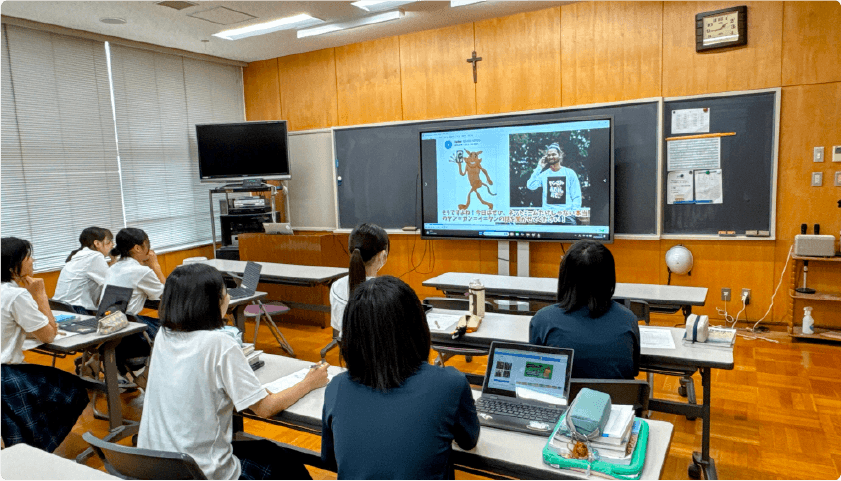 ClassPad.netを活用した吉川牧人先生の授業風景