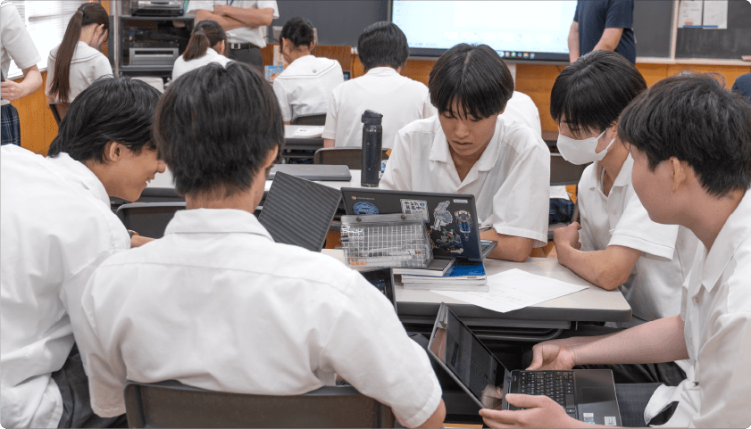 ClassPad.netを活用した吉川牧人先生の授業風景