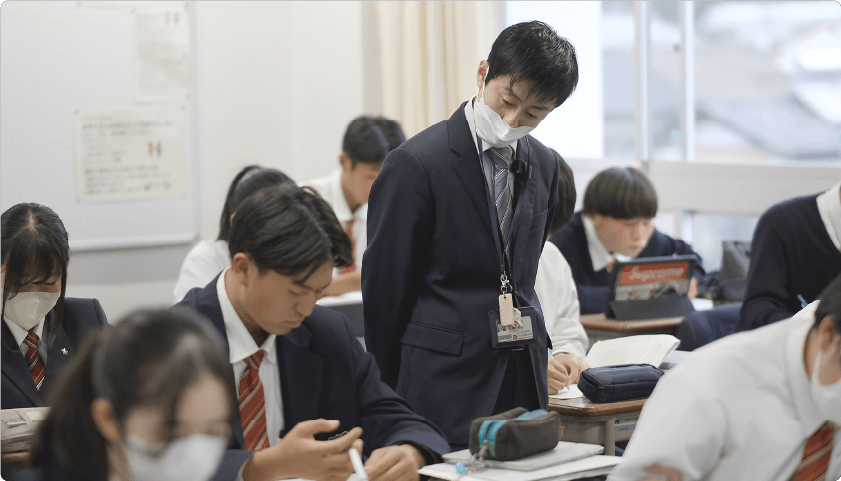 ClassPad.netを活用した授業風景