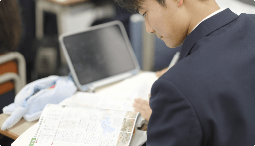 ClassPad.netを活用した授業風景