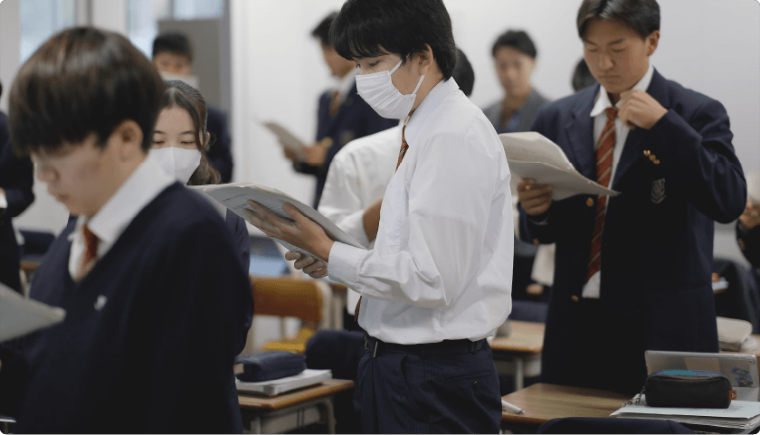 ClassPad.netを活用した授業風景