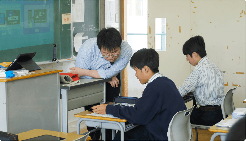 髙橋 李句 先生のClassPad.netを活用した授業風景