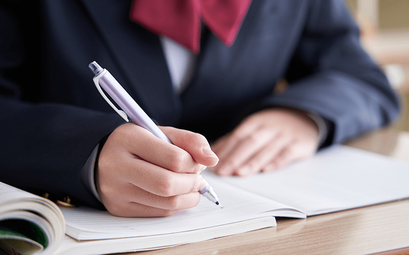 ノートへの手書きのメモ