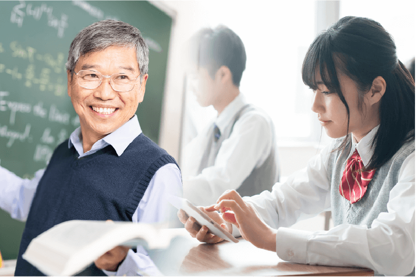 ICTを活用したアクティブラーニングの様子