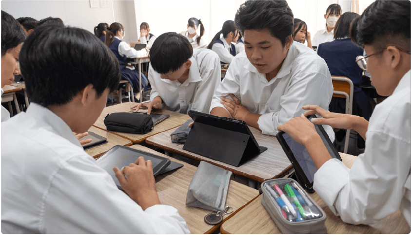 「ICT学習アプリClassPad.net」を利用した探究学習の実践例