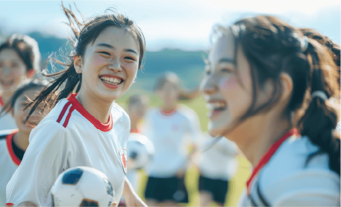 活動を重視する：生徒会など特別活動や部活動の場面