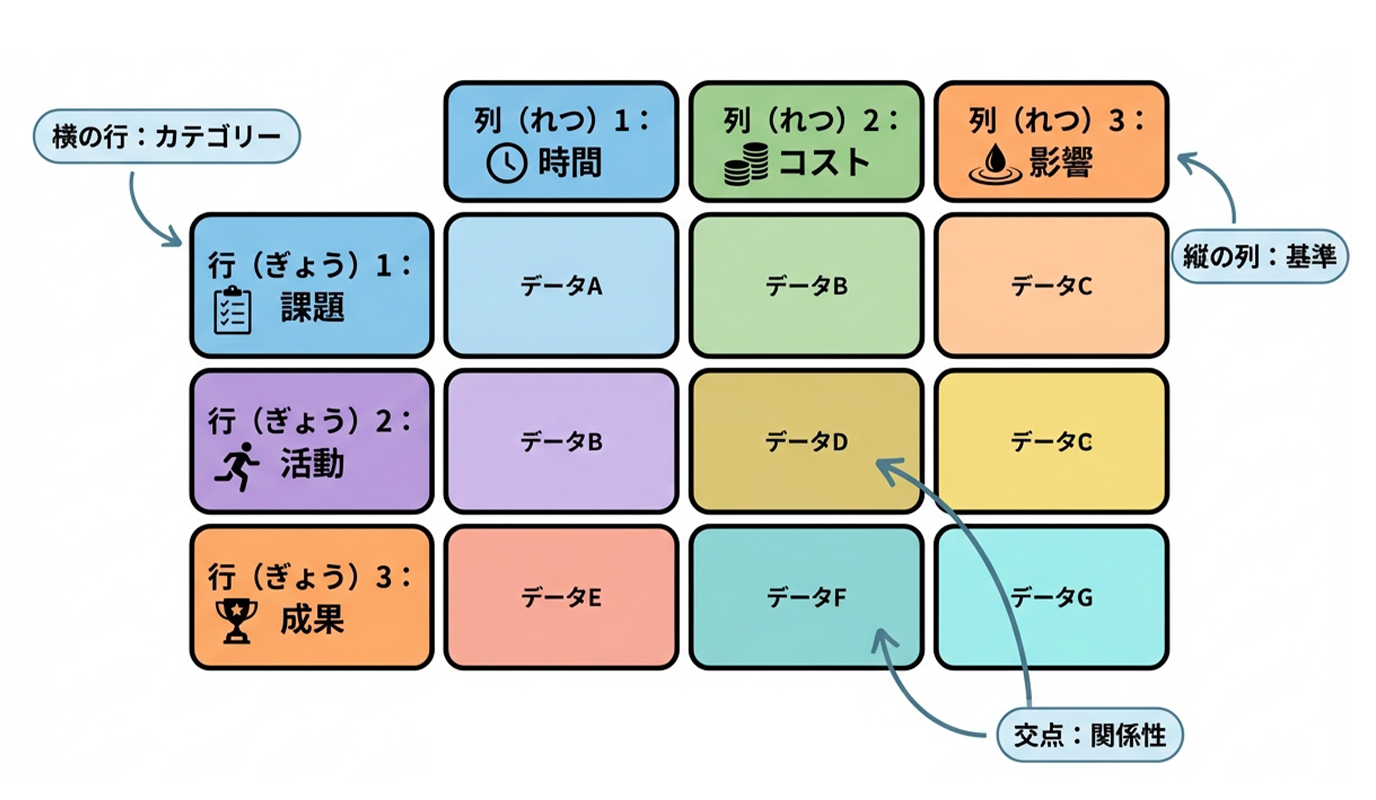 マトリクス（表）