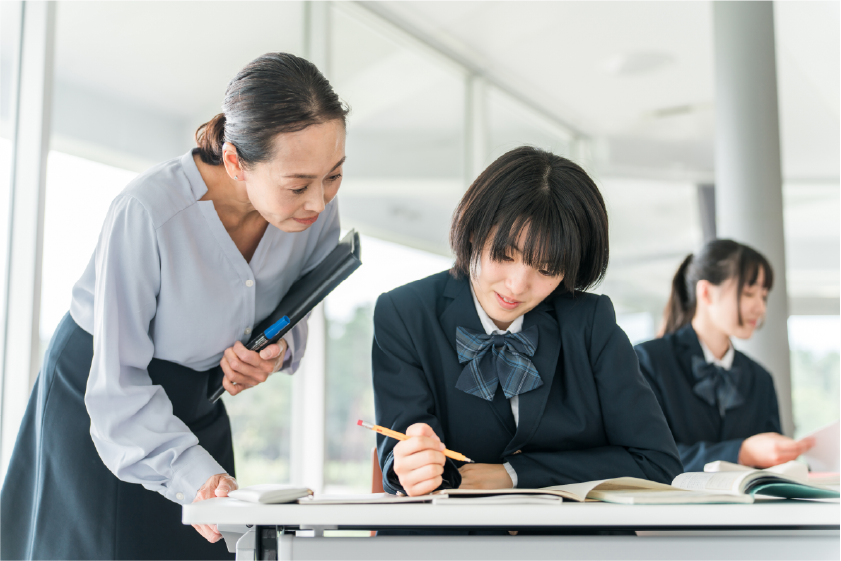 点数をつける前に、生徒自身に説明させる