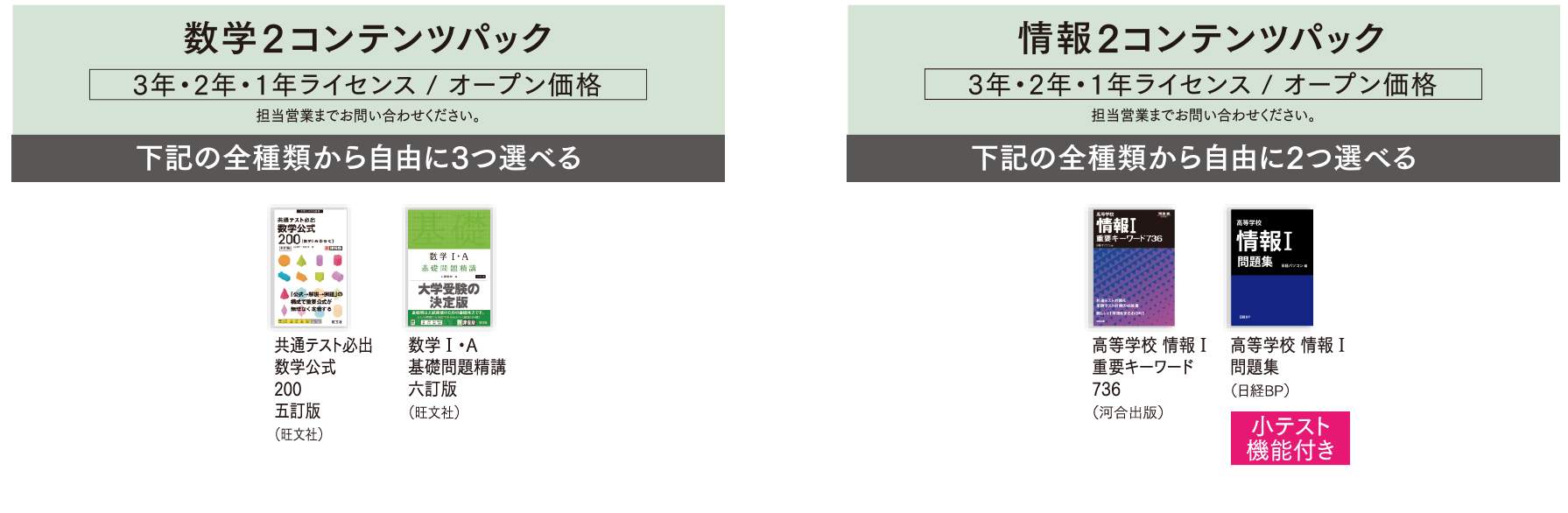 ICT学習アプリClassPad.netに搭載されている25コンテンツパック