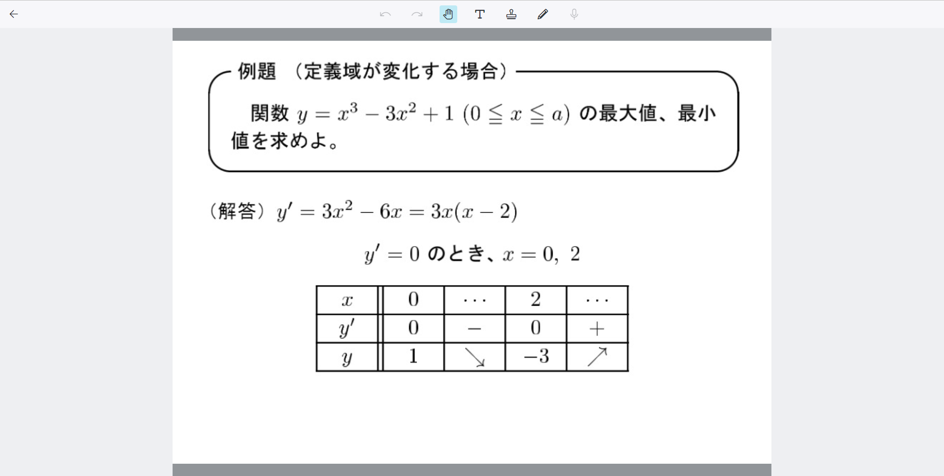 ClassPad.net 授業例 　数学Ⅱ