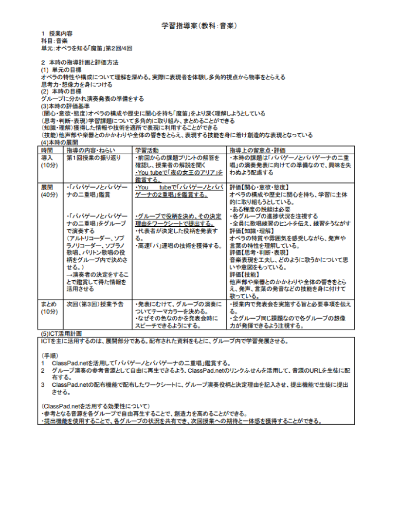 オペラを知る「魔笛」（音楽） | ClassPad.net