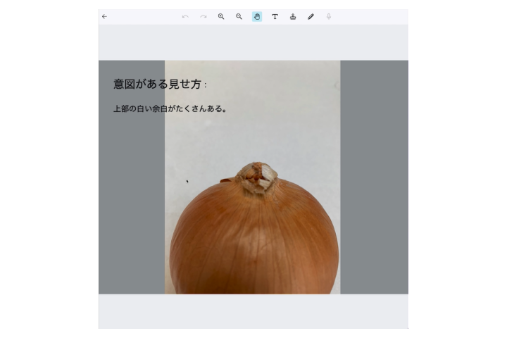 ClassPad.net授業例 身近なものを描く(美術）