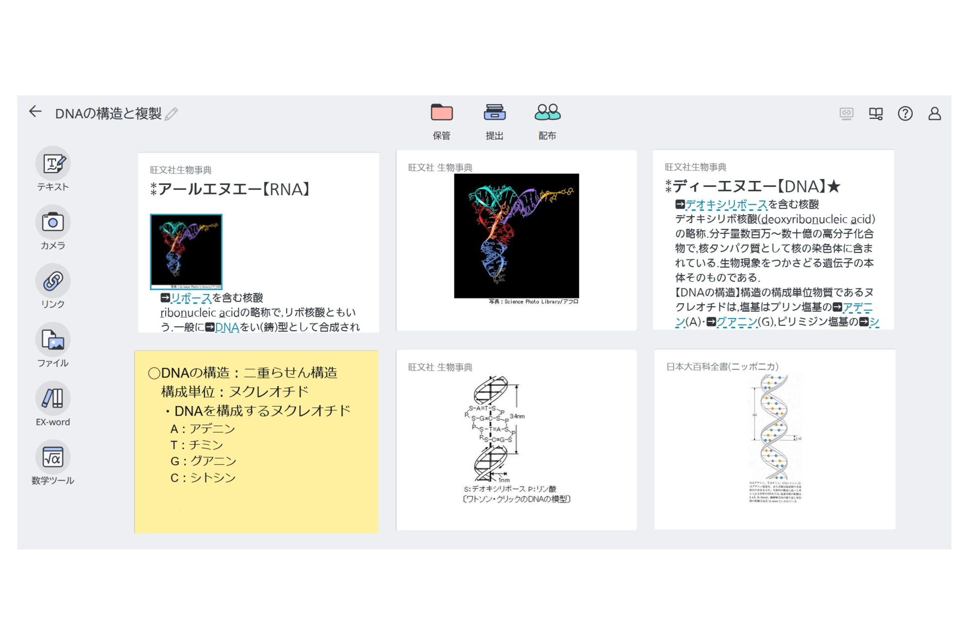 ClassPad.net授業例 遺伝（生物）