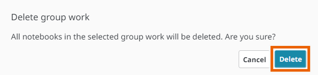 Delete group work