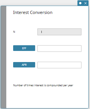 Interest Conversion