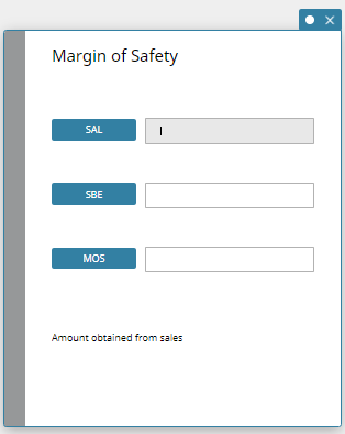 Margin of Safety