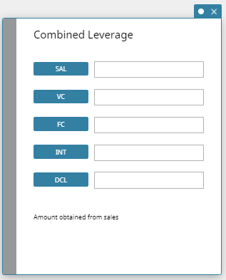 Combined Leverage