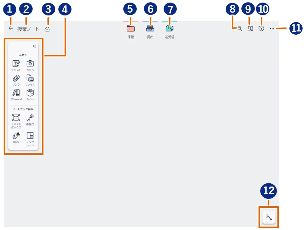 ノートブック画面