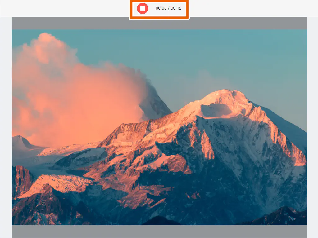 録音停止ボタン