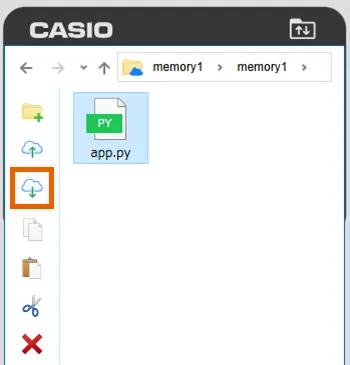 エクスポートアイコン