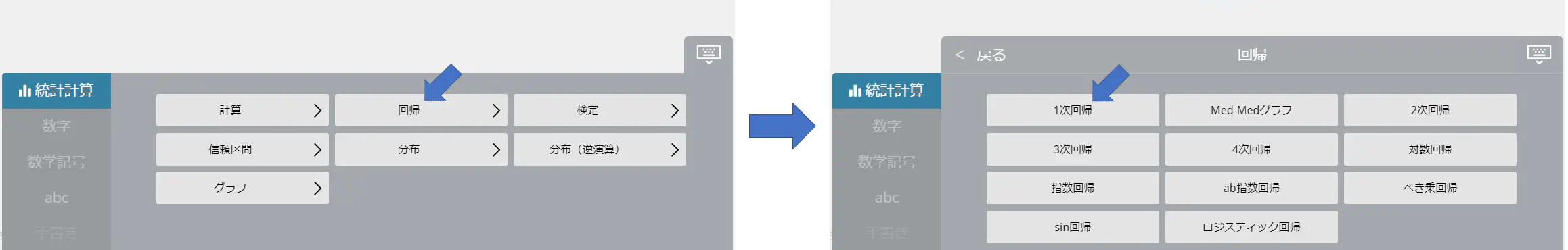 ソフトキーボード